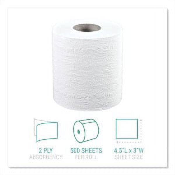 Bath Tissue 2 Ply, White Tissue