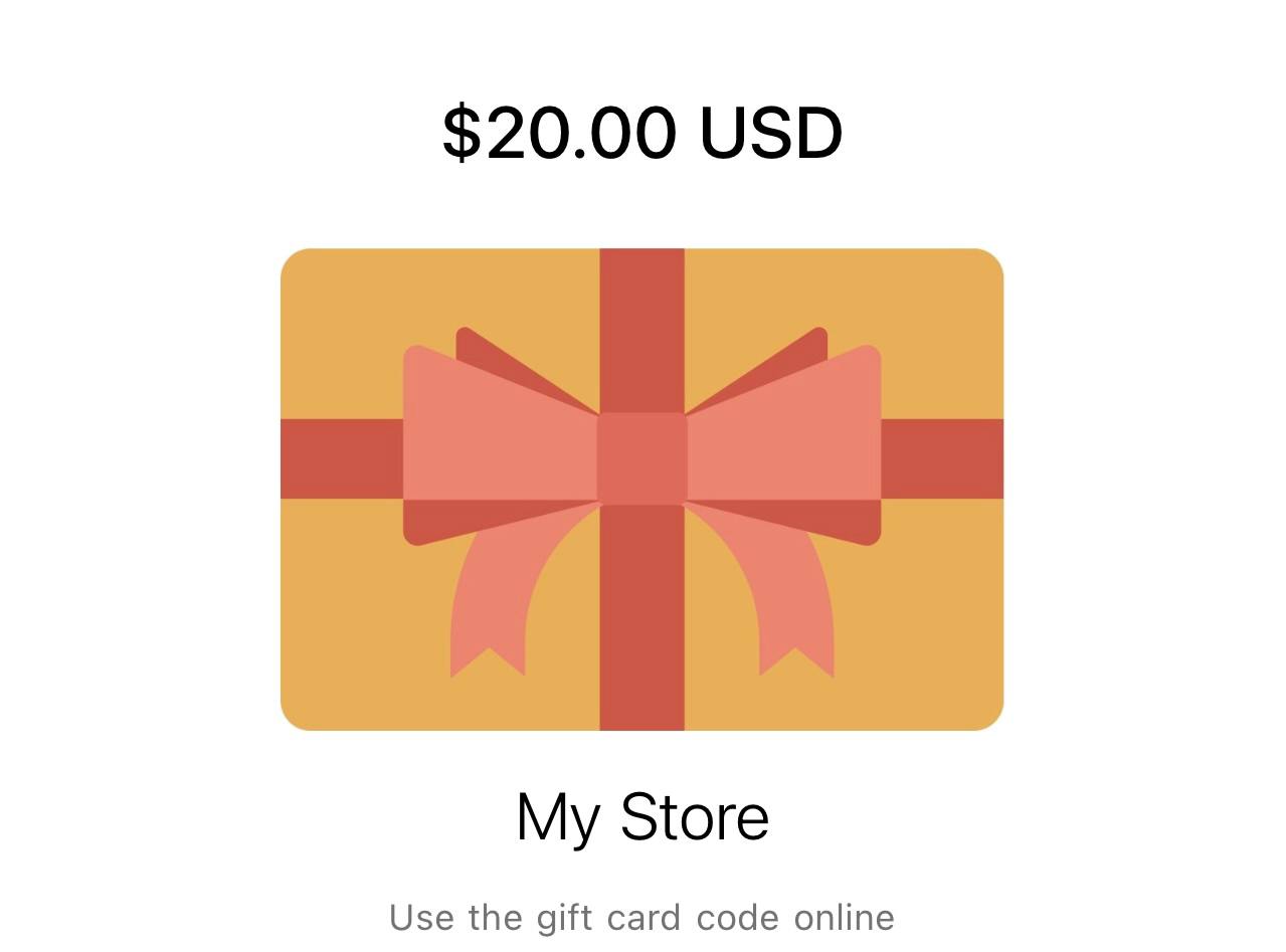 $20 Free Gift Card